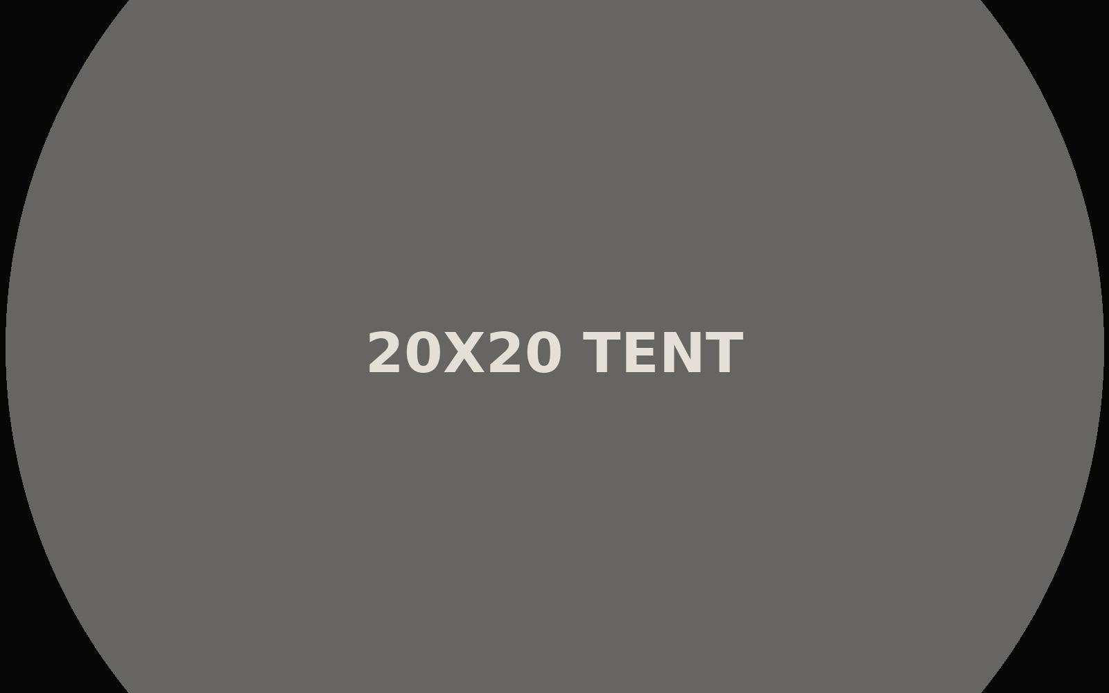 20' x 20' Frame Tent